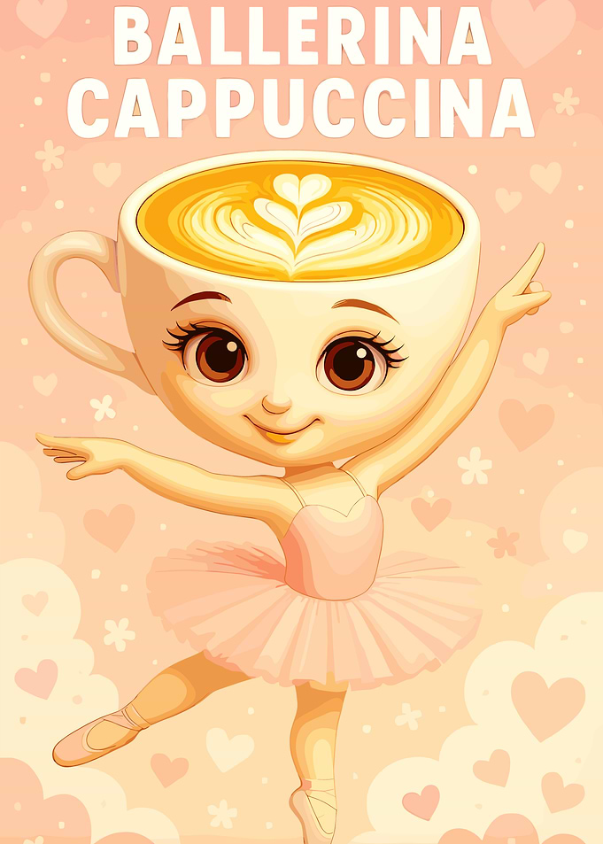 Ballerina Cappuccina Cartoon