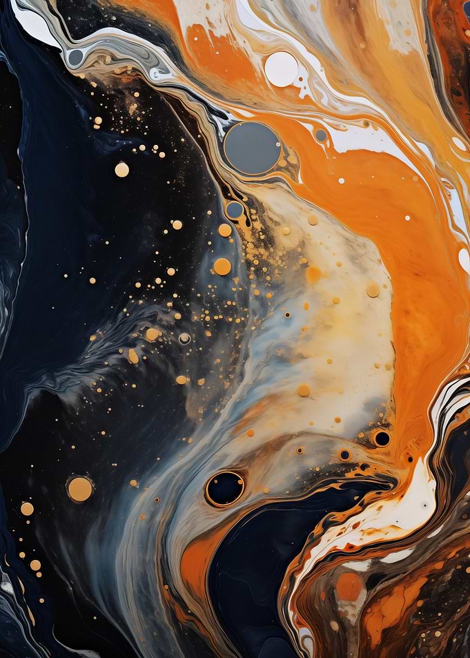 Abstract Fluid Texture Art