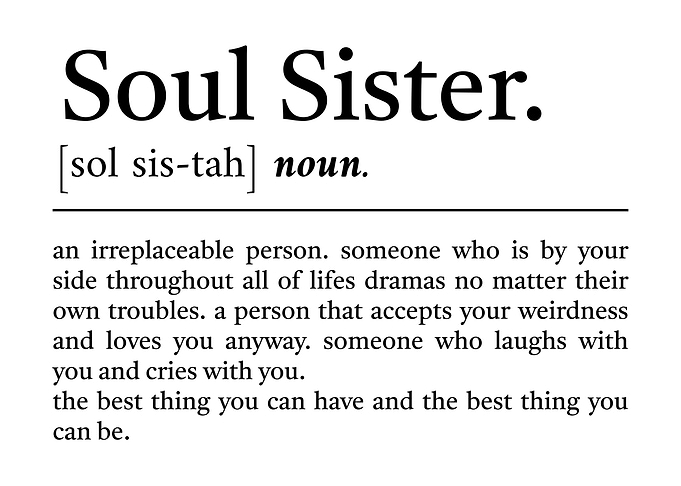 Soul Sister Definition