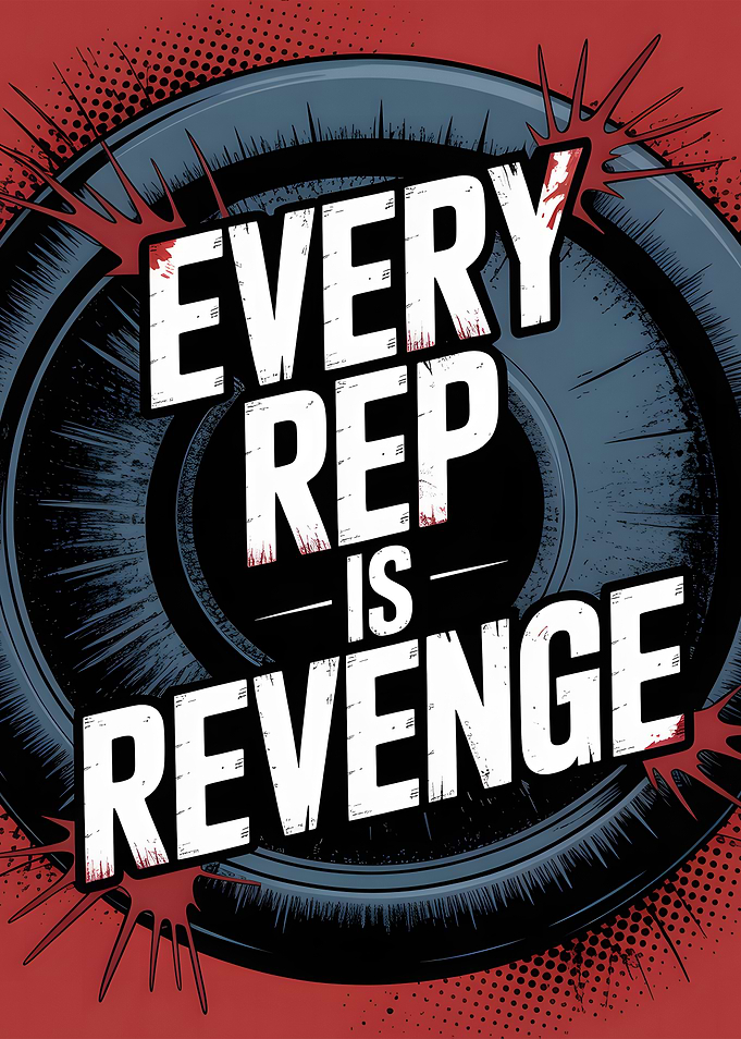 Every Rep is Revenge Fitness Motivation