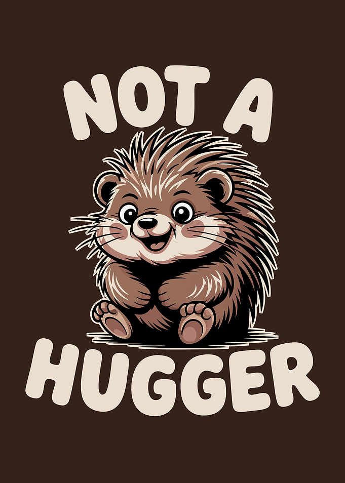 Not A Hugger Porcupine Hedgehog