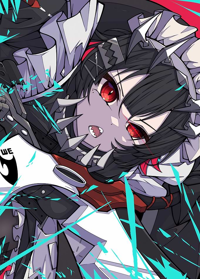 Girl with Red Eyes