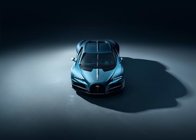 Bugatti Chiron in Moody Lighting