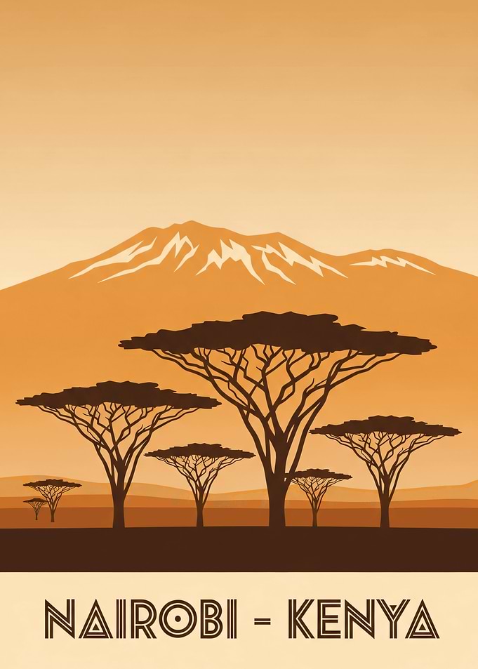 Nairobi Kenya Landscape Art