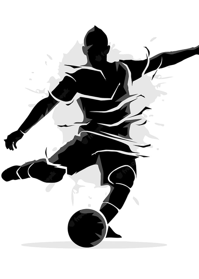 Soccer Player Silhouette
