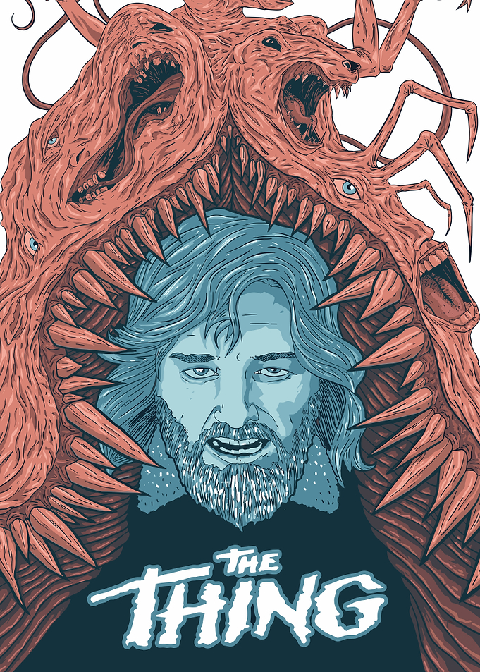 The Thing Movie Poster Art
