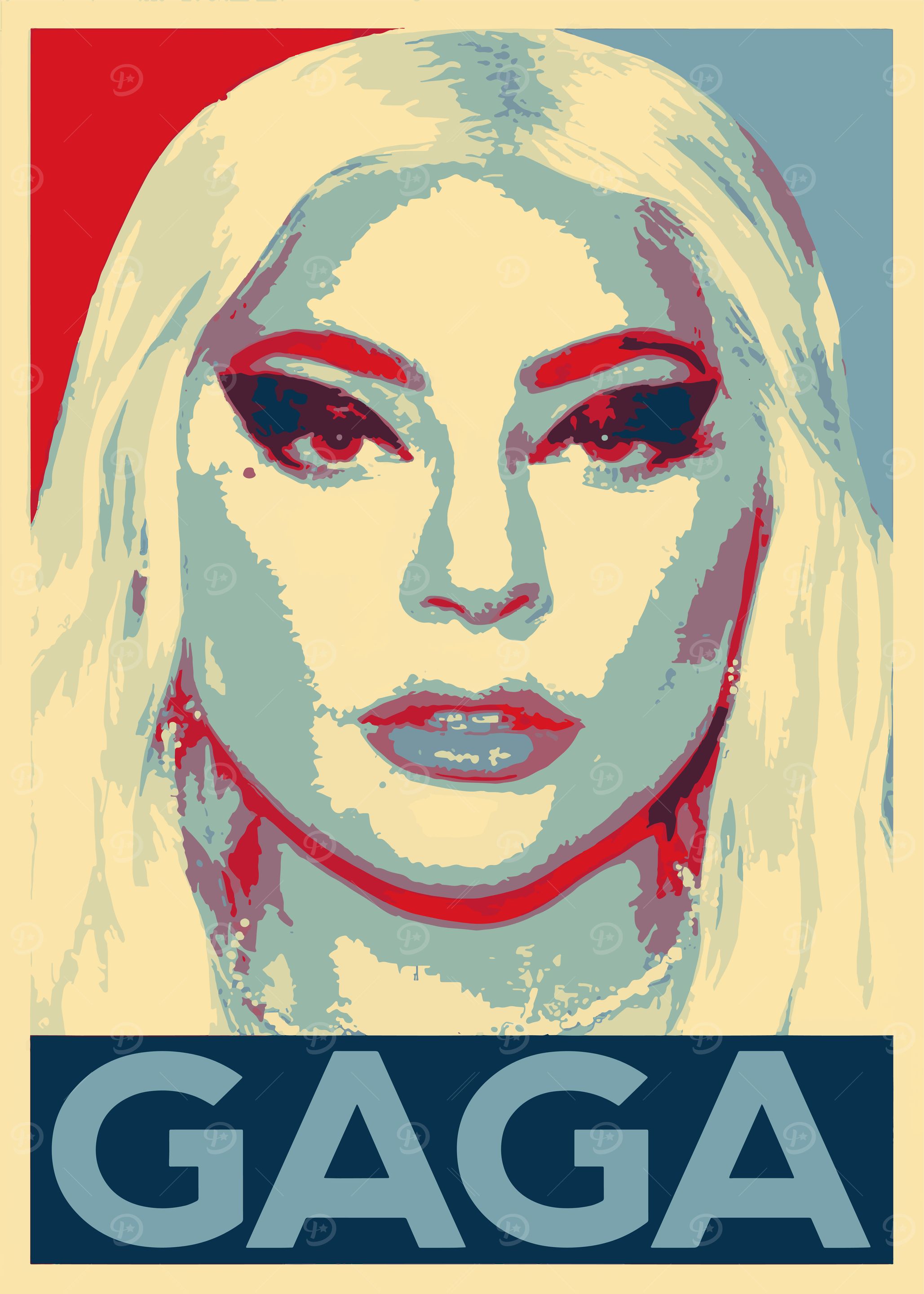 Lady Gaga Hope Poster Style