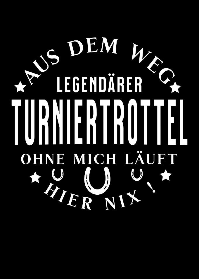 Legendary Tournament Fool German Text Design