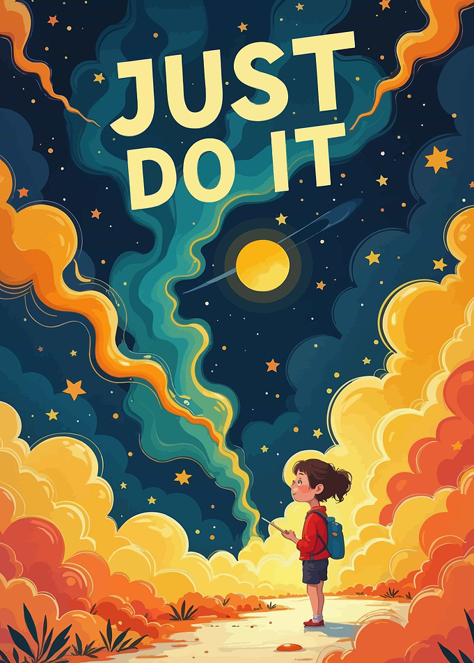 Just Do It: Inspirational Sky Art