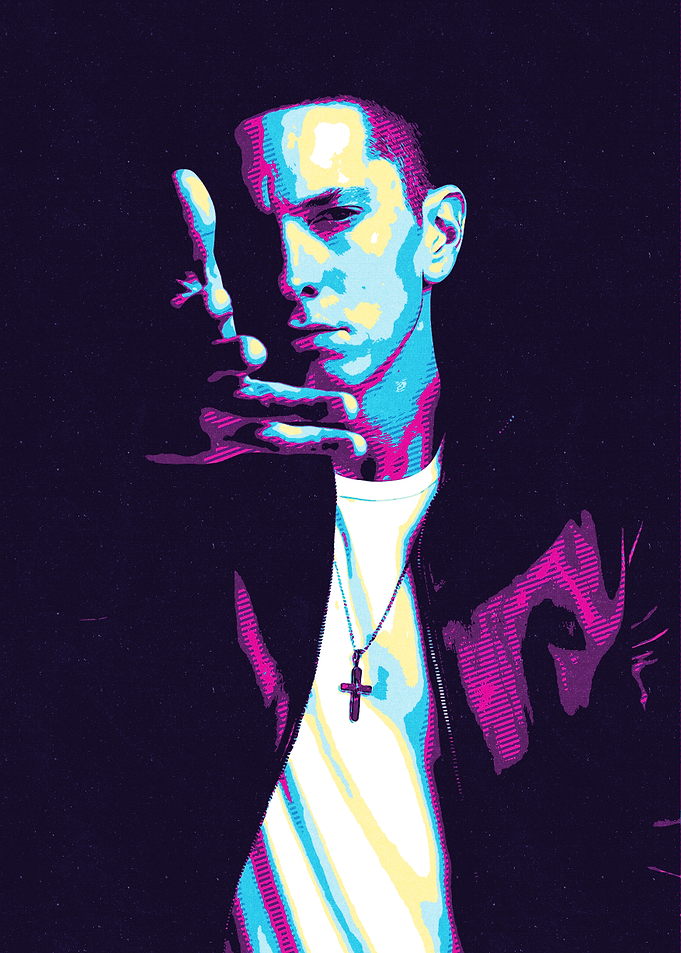Eminem Pop Art Portrait