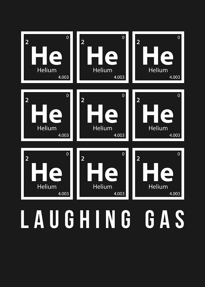 Laughing Gas Helium Periodic Table