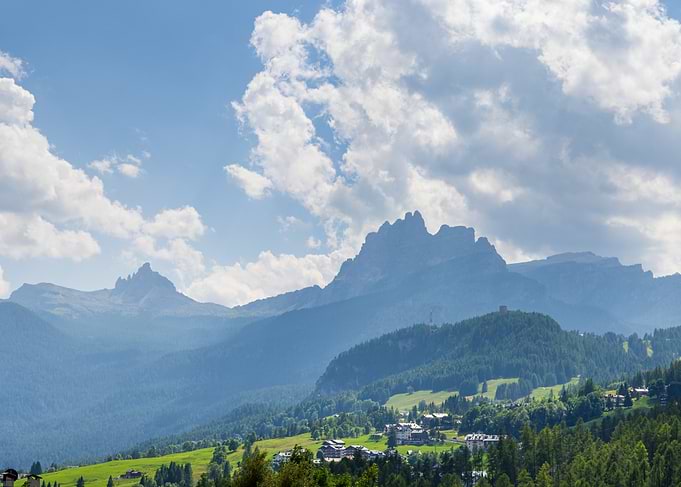 Mountain Landscape - View from Cortina d'Ampezzo