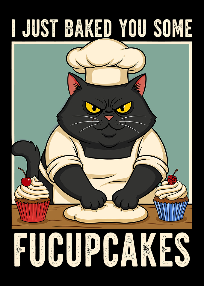 Fucupcakes: Angry Cat Baker