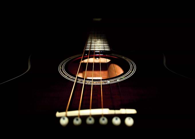 Acoustic Guitar Close-Up