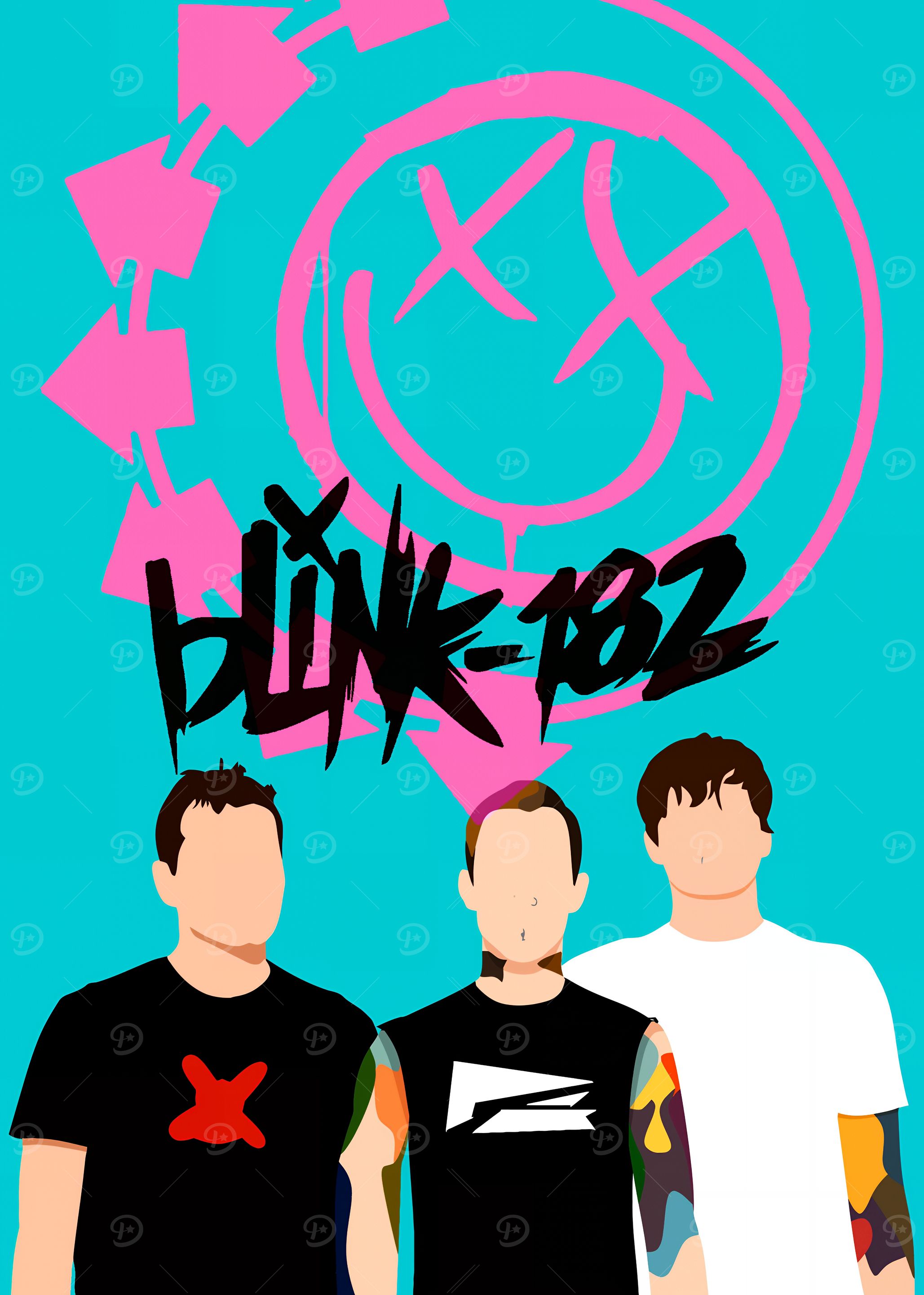 Blink-182 Band Poster Art
