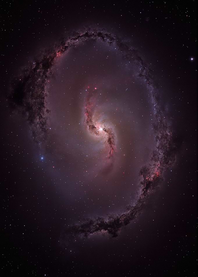 Ring Galaxy in Deep Space