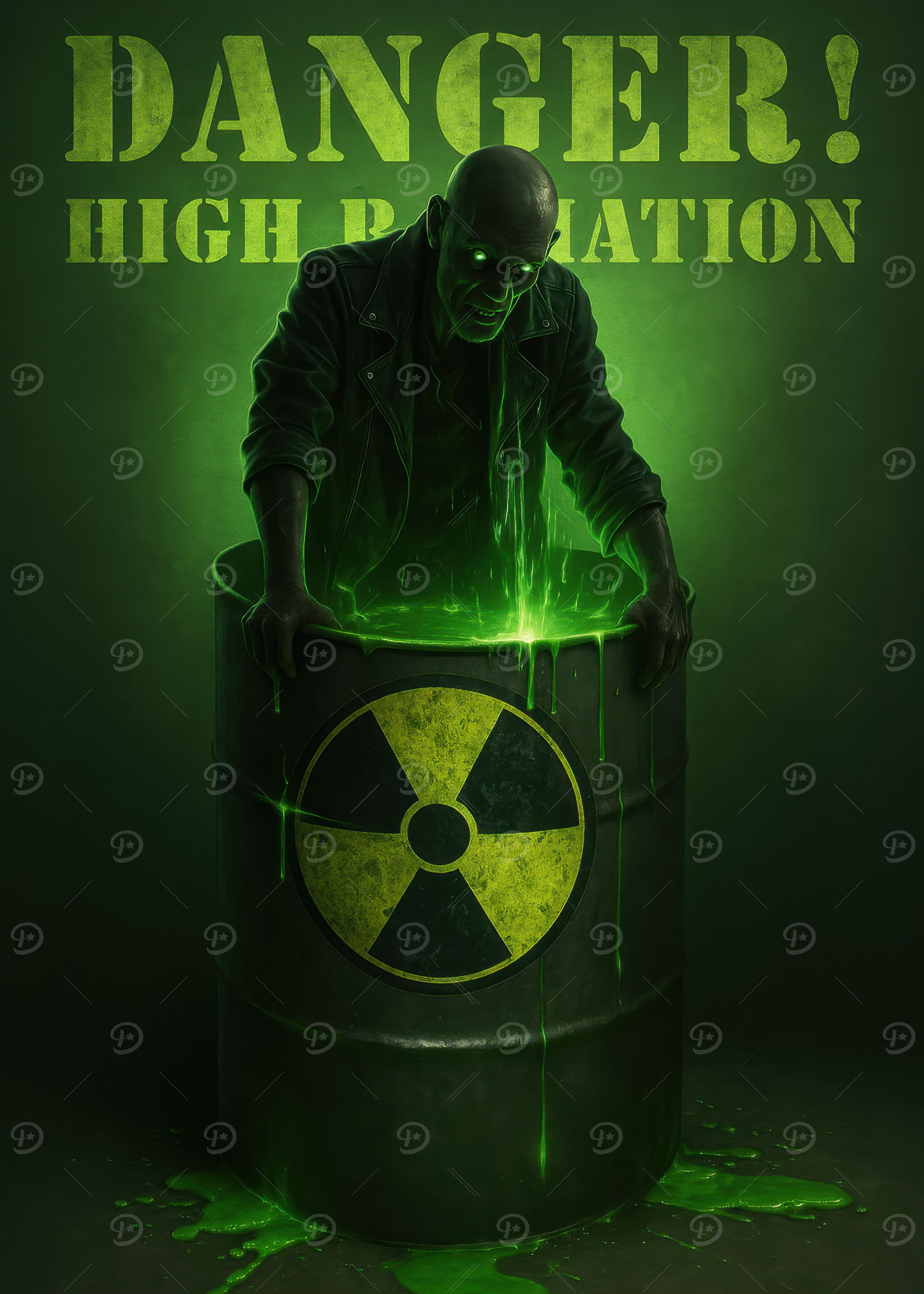 Radioactive Zombie in Barrel