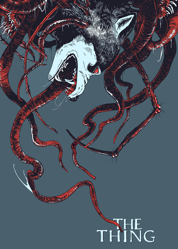 The Thing Movie Poster Art