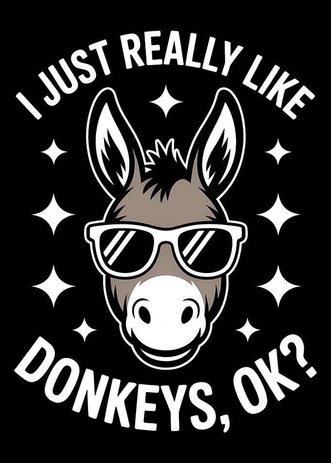 I Like Donkeys, OK? Design