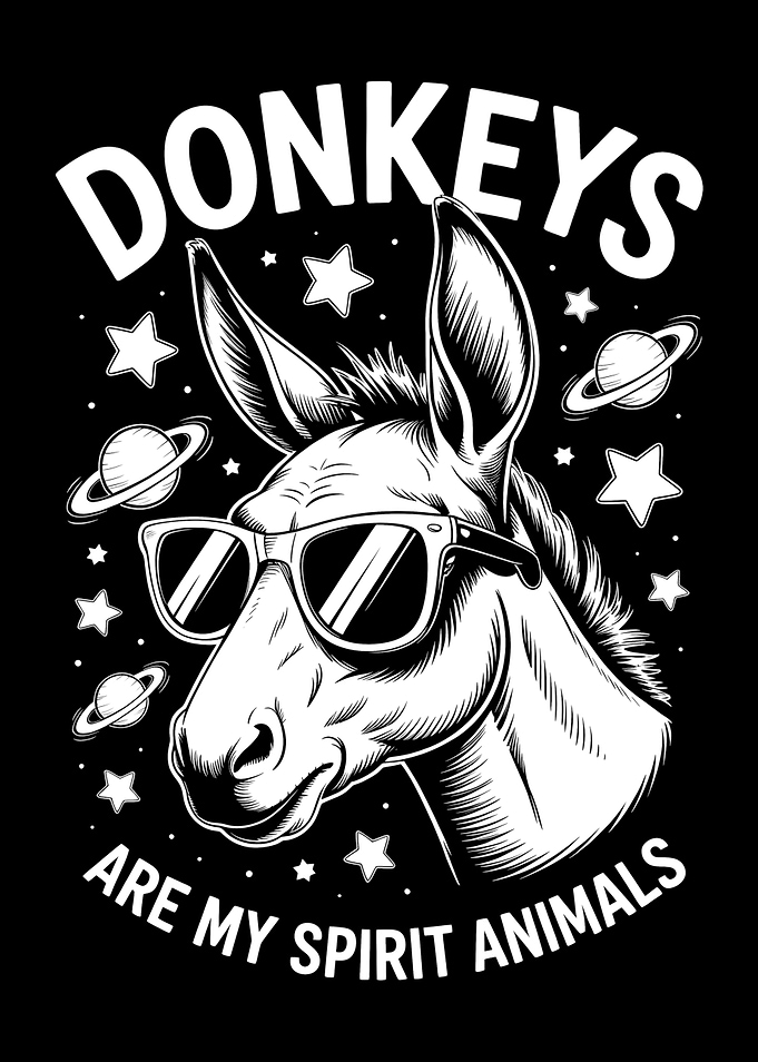 Donkeys Are My Spirit Animals