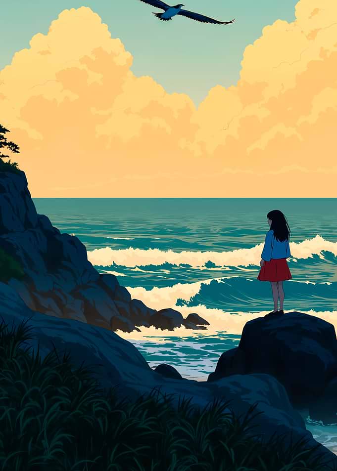 Girl by the Sea