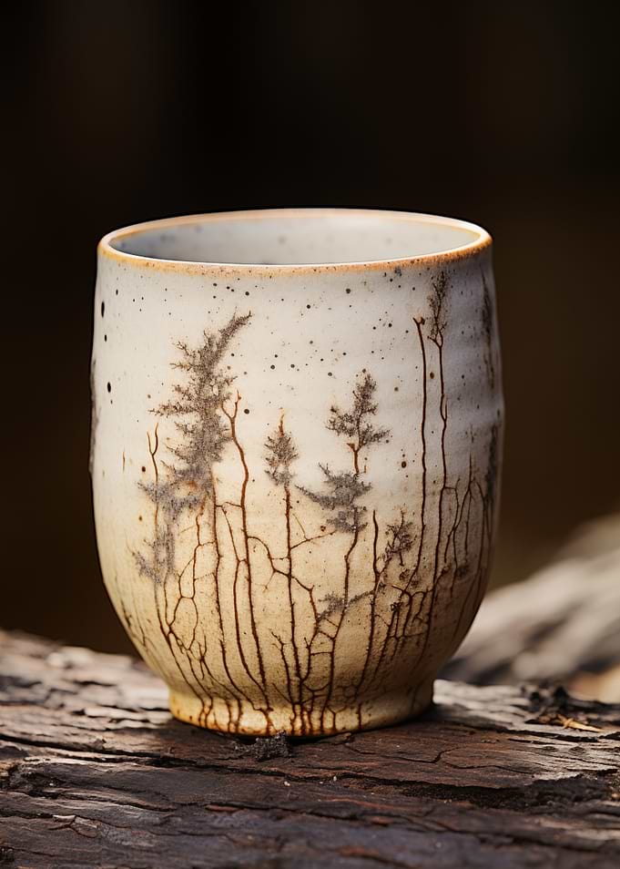 Ceramic Cup Tree Design
