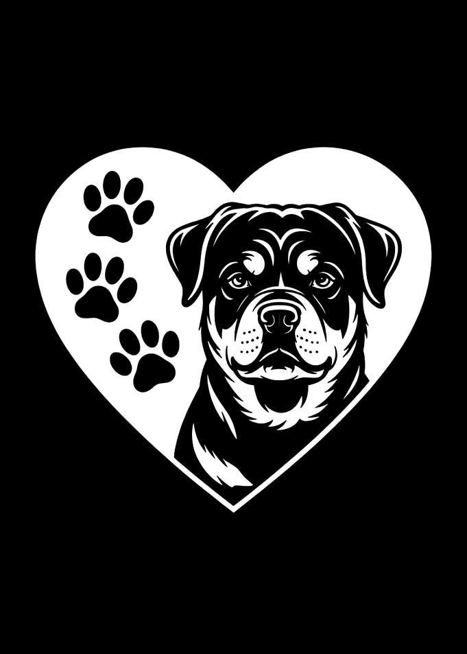 Rottweiler Valentine's Day