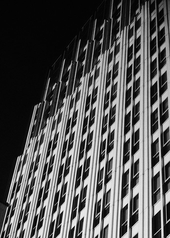 Monochrome Building Facade
