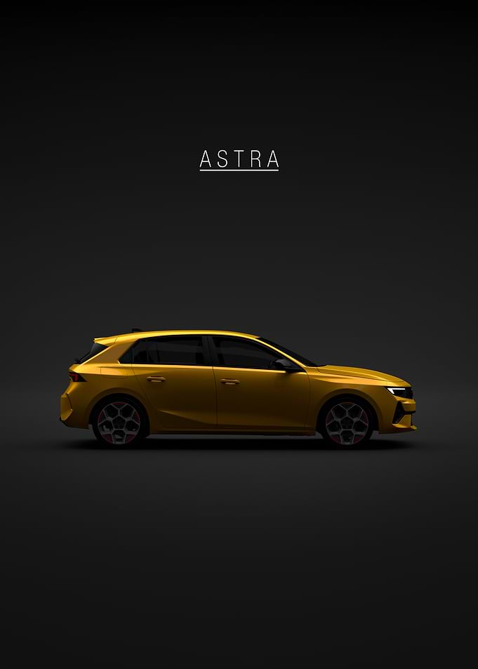 Opel Astra 2023 Yellow