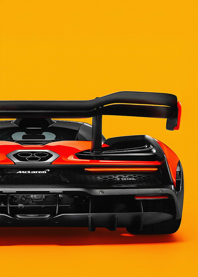 McLaren Senna Minimalist