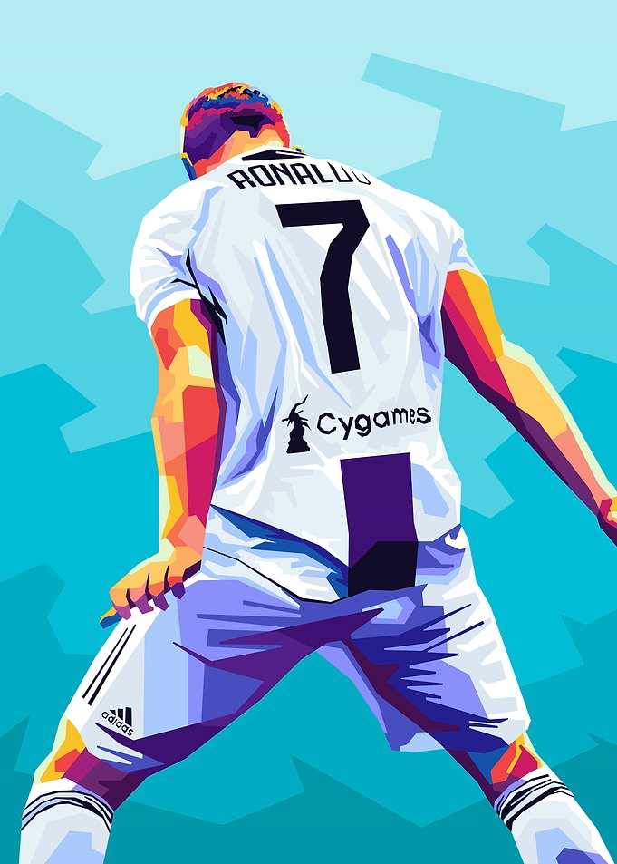 Cristiano Ronaldo Pop Art Illustration