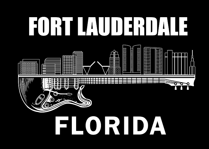 Fort Lauderdale Florida Souvenir Skyline Fort Lauderdale