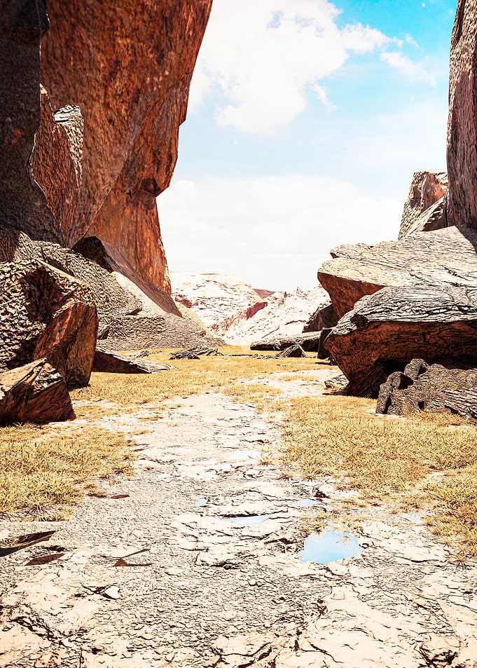 Desert Canyon Landscape