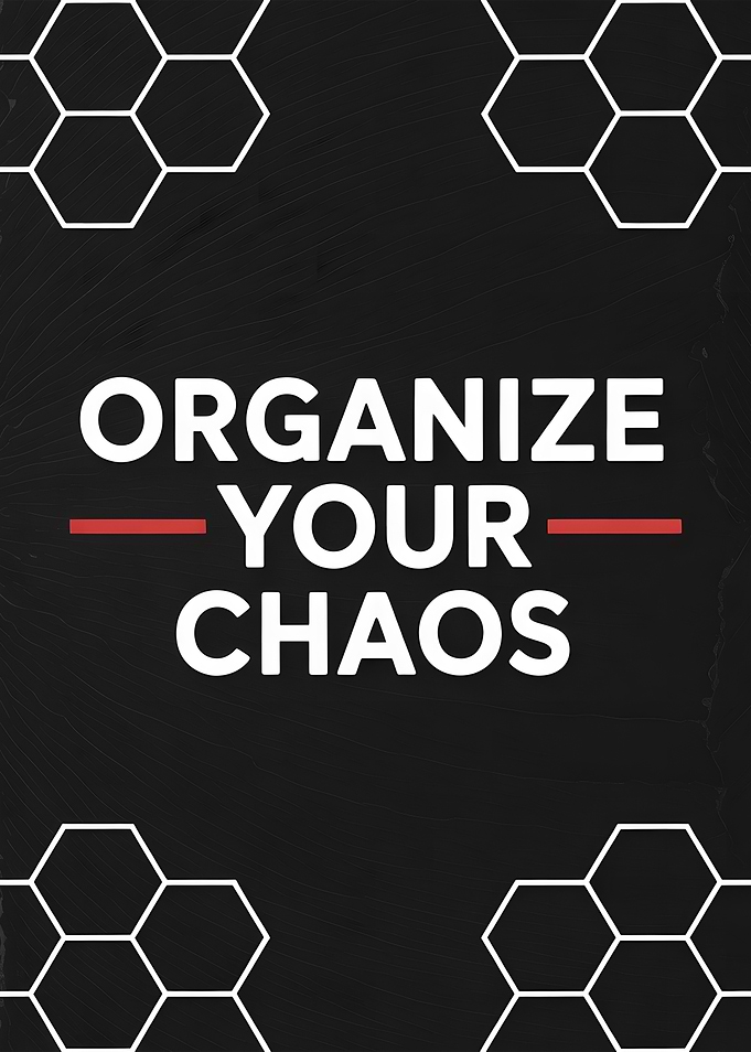 Organize Your Chaos Motivational Poster