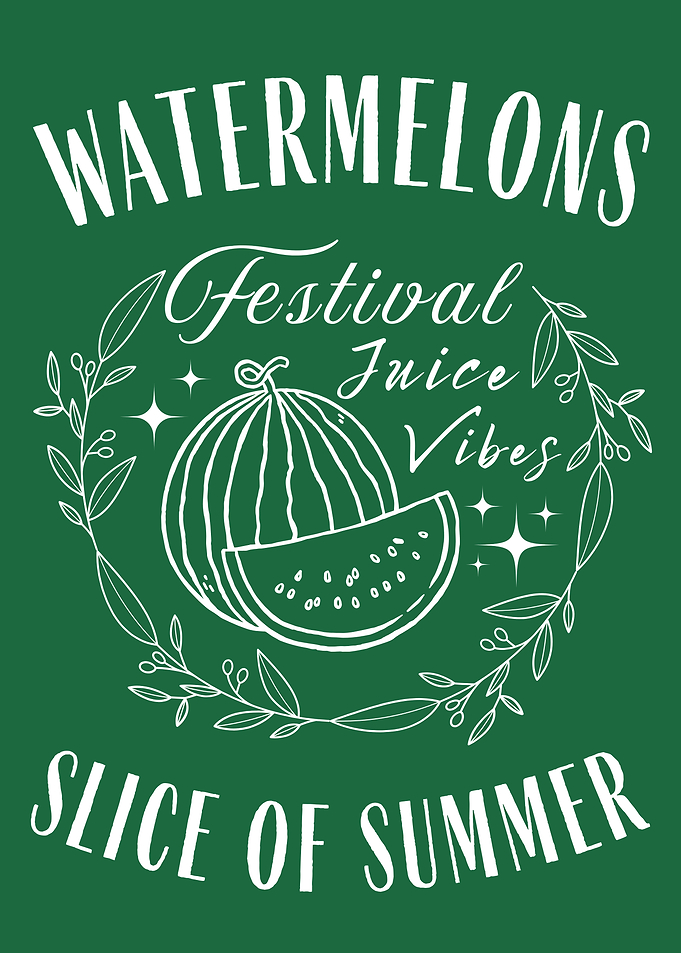 Watermelon Festival Slice of Summer Fruit
