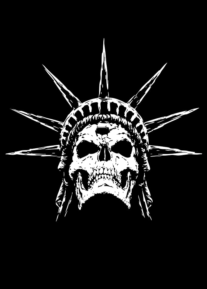 Statue of Liberty Skull