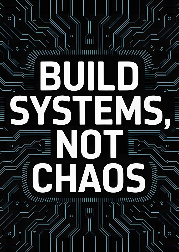Build Systems, Not Chaos