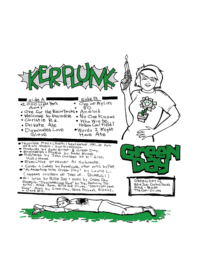 Green Day Kerplunk Album Art