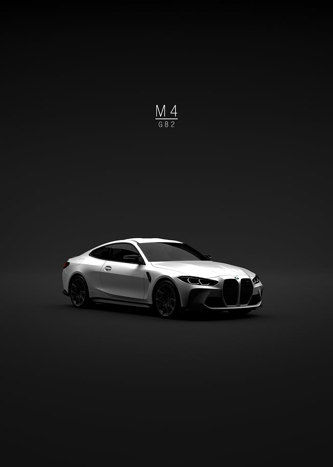 BMW M4 G82 2021 SIlver Front