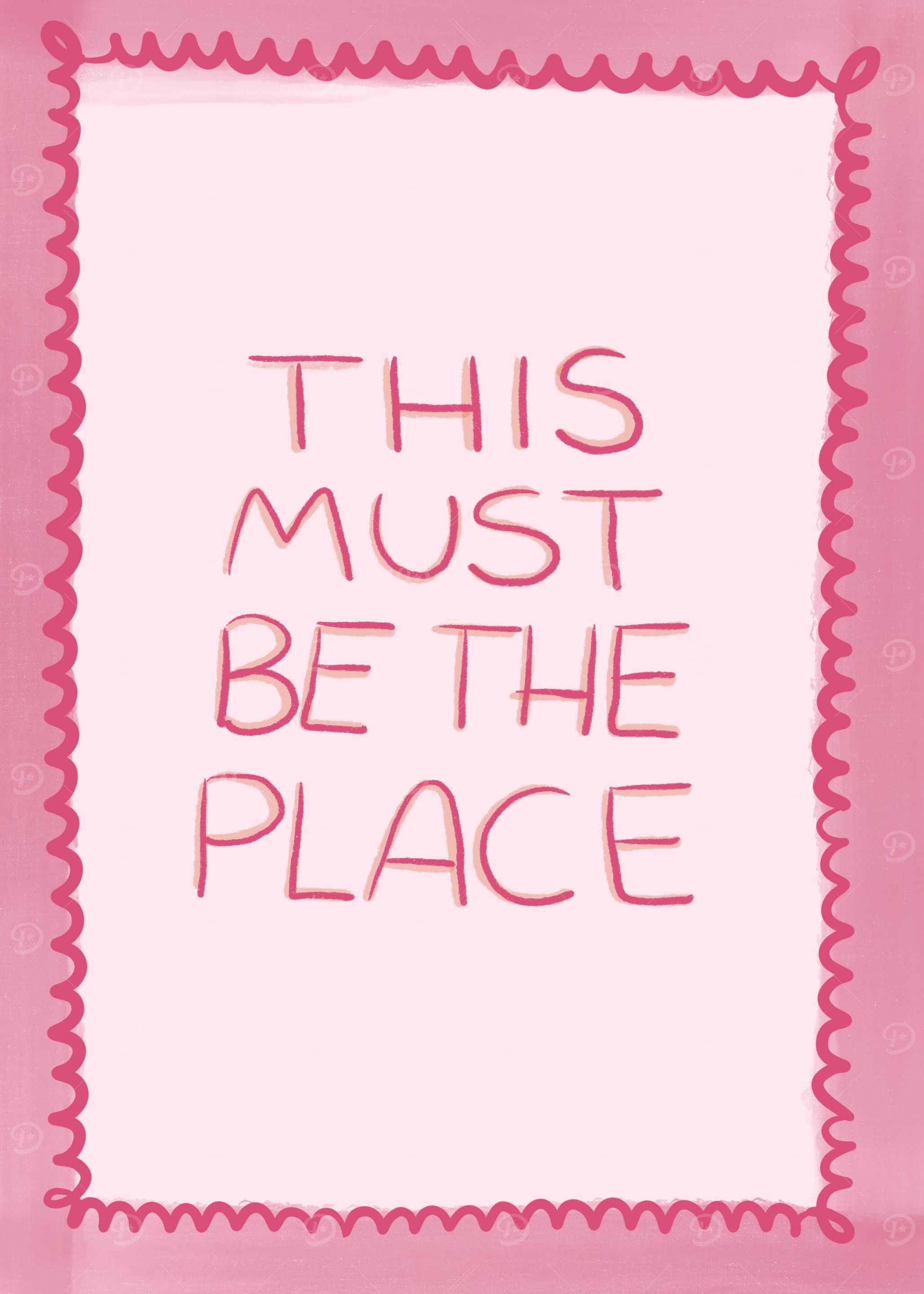 This Must Be The Place Pink