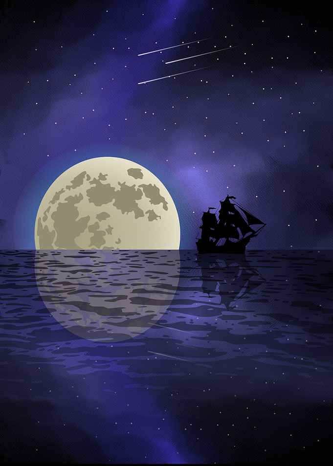 Moonlit waters