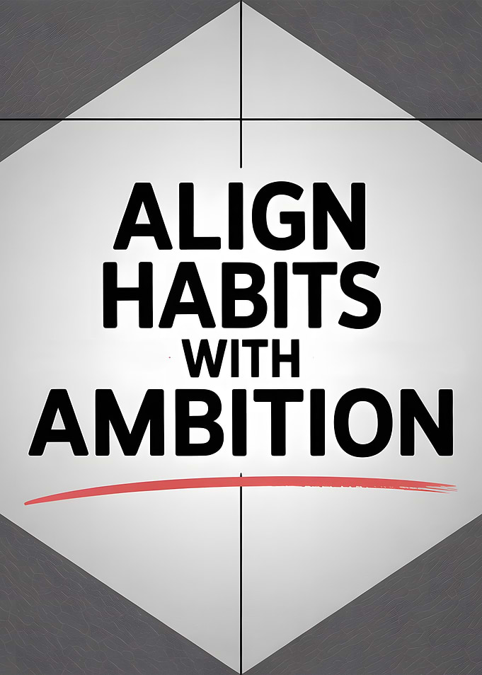 Align Habits With Ambition