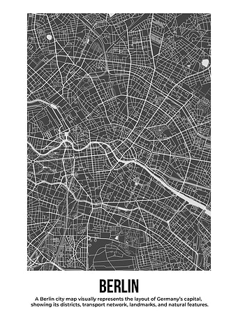 Berlin City Map - Detailed Layout