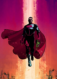 Omni-Man Comic Book Art