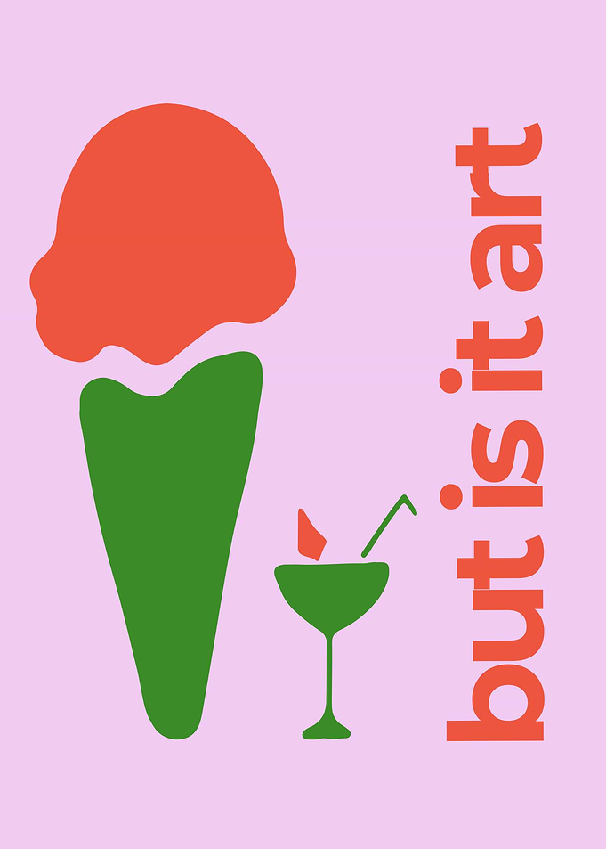 But Is It Art Ice Cream and Cocktail