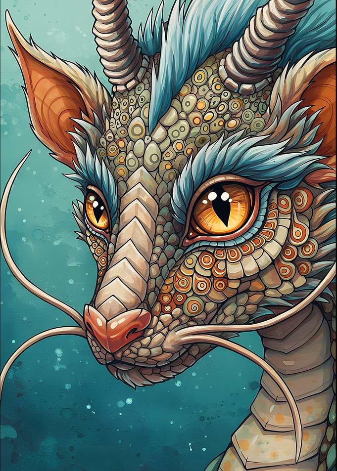 Detailed Dragon Portrait