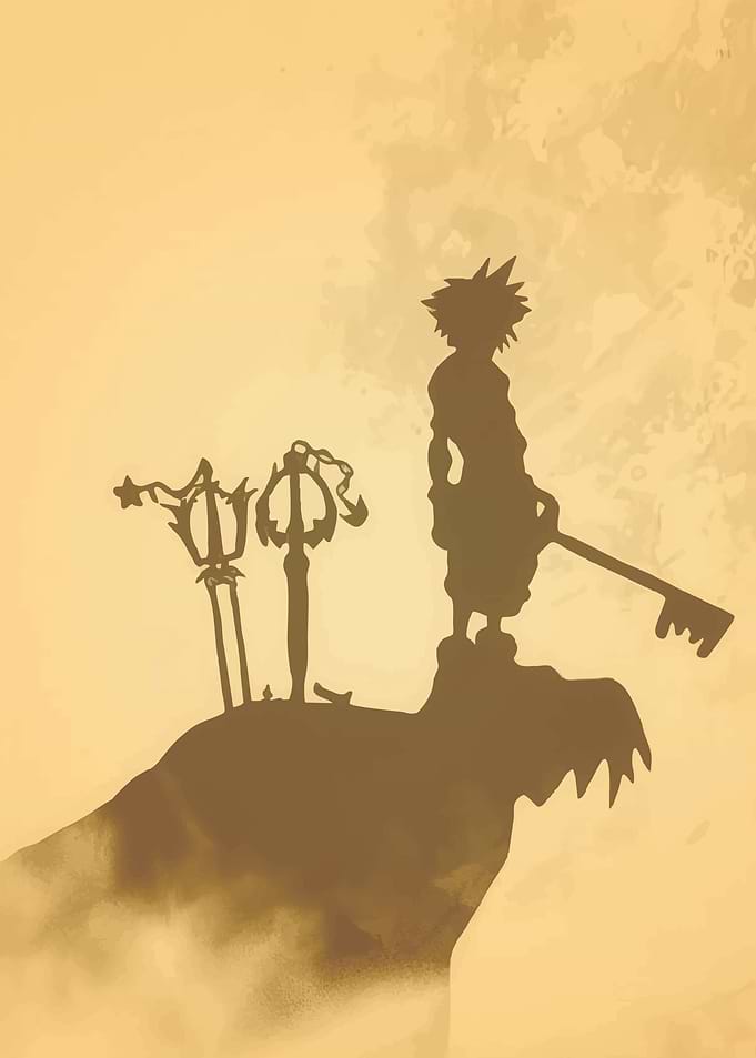 Kingdom Hearts Sora Silhouette