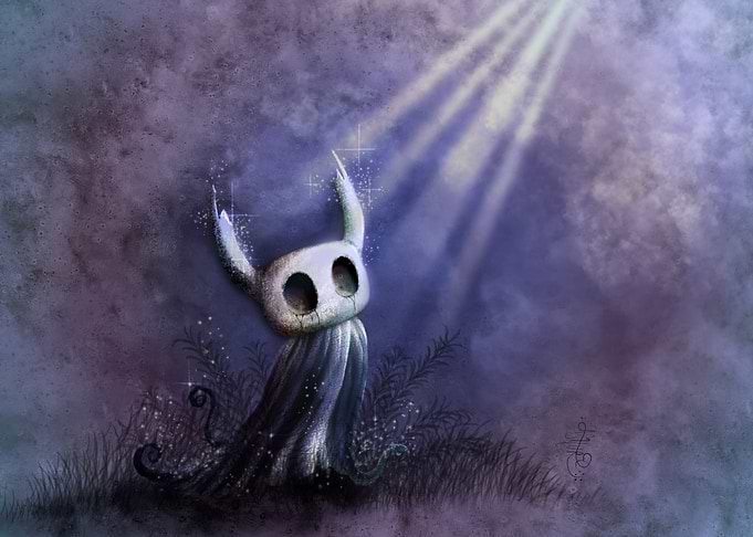 Hollow Knight Basking in Light
