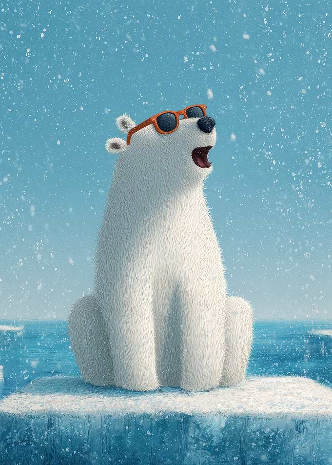 Polar Bear with Sunglasses
