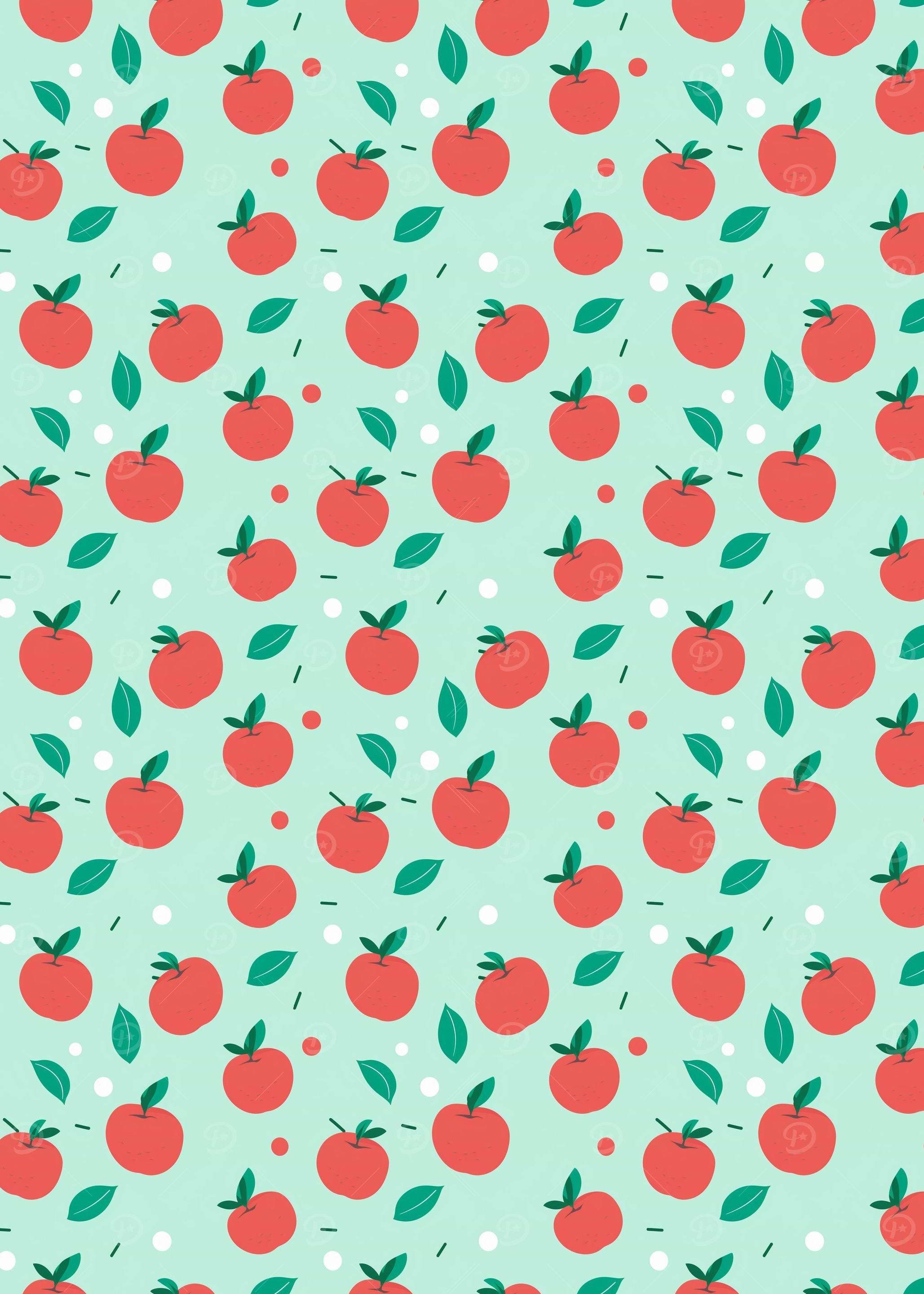Apple and Leaf Pattern